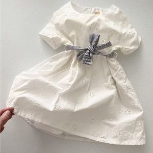 Chicco summer 💯 cotton with Broderie anglaise elements 2 K lined with cotton.